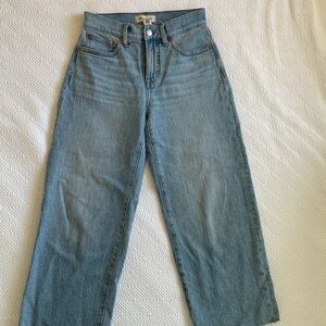 Madewell The Perfect Vintage Wide-Leg Cropped Jeans 25P